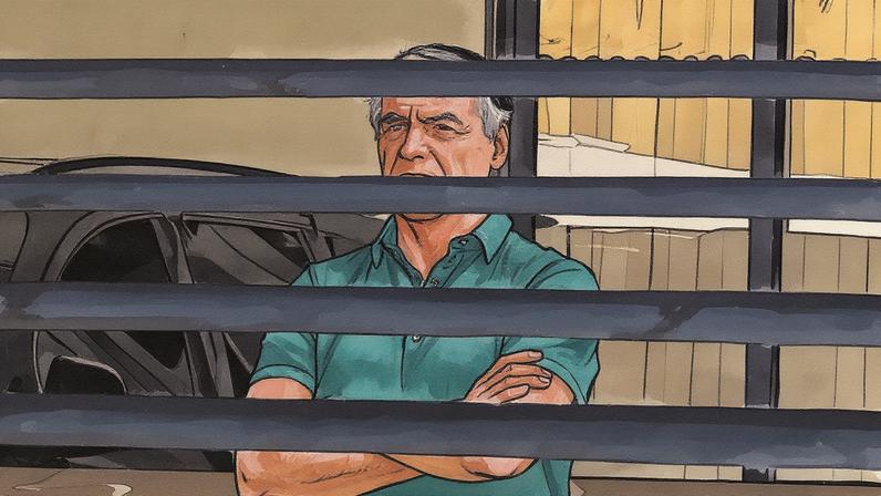 Bolsonaro em casa no dia 11 de setembro (Foto: Reprodução)