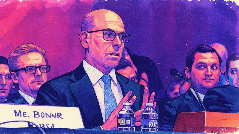 Stephen Miran, diretor do Federal Reserve, em evento público (Foto: Reprodução)