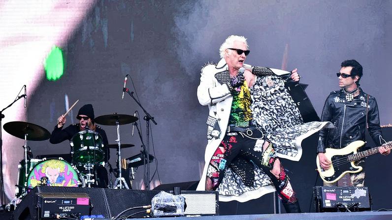 Show de Supla no segundo dia do festival The Town (Foto: Reprodução)