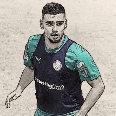Andreas faz sua estreia pelo Palmeiras contra o Internacional no Brasileiro
