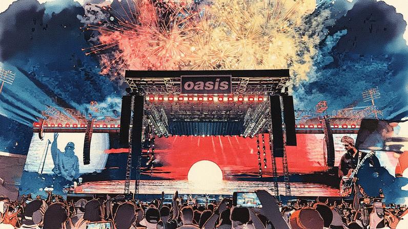 Paul McCartney fez uma avaliação de uma palavra após assistir à primeira noite do Oasis no Rose Bowl (Foto: Reprodução)
