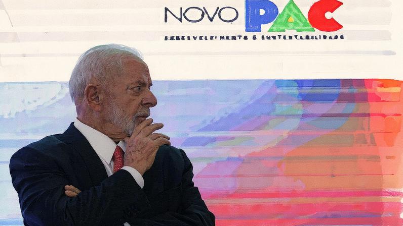 Presidente Luiz Inácio Lula da Silva durante solenidade do Novo PAC (Foto: Reprodução)