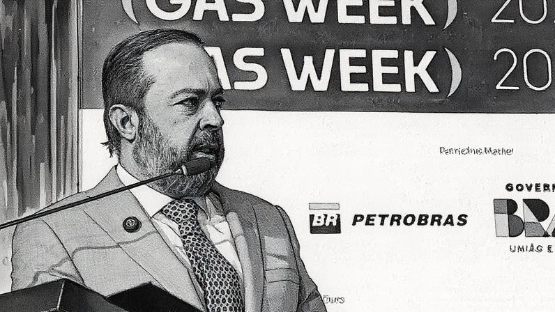 Ministro Alexandre Silveira participa do evento Gas Week em Brasília (Foto: Reprodução)