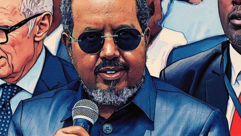 Hassan Sheikh Mohamud se tornou o primeiro presidente da Somália a ser eleito para um segundo mandato em 2022 (Foto: Reprodução)