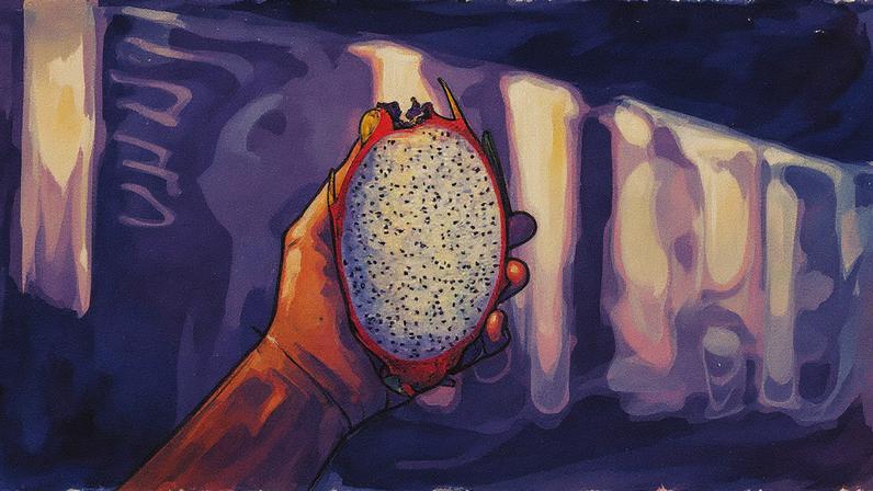 Fruta pitaya, rica em minerais como cálcio, magnésio, potássio e ferro, além de vitaminas do grupo B e C (Foto: Reprodução)
