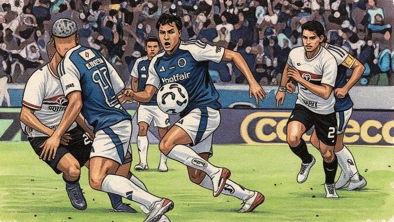 Jogo entre Cruzeiro e São Paulo pela 22ª rodada do Campeonato Brasileiro (Foto: Reprodução)