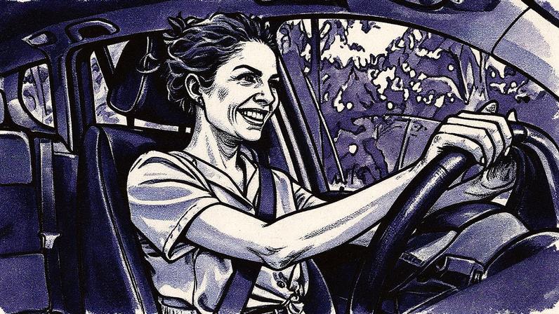 Dirigir com fone de ouvido pode parecer inofensivo, mas traz riscos para a segurança viária (Foto: Reprodução)