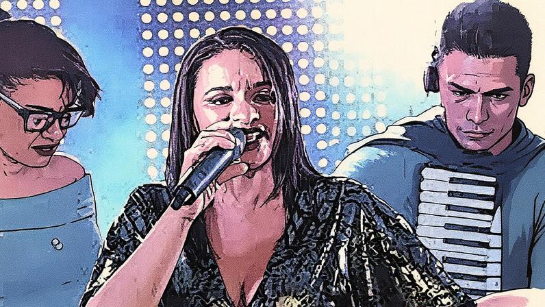 Claudinha Lemos em uma foto compartilhada no Facebook (Foto: Reprodução)