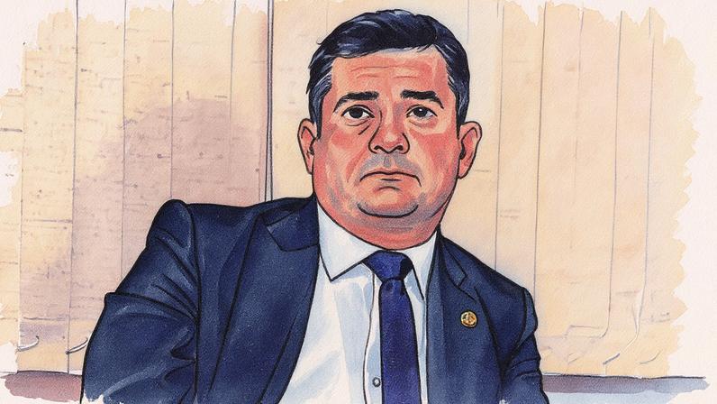 Senador Sérgio Moro em seu gabinete (Foto: Reprodução)