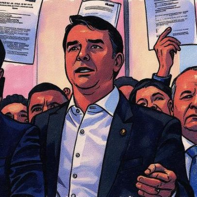 Flávio Bolsonaro classifica PEC da Blindagem como medida de sobrevivência na Itália