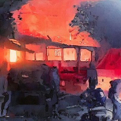 Três irmãos morrem em incêndio trágico no município de Pedreira