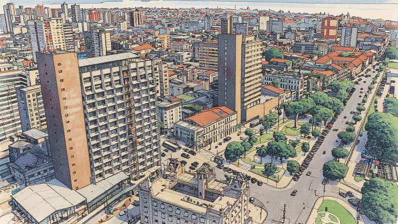 Hotel em construção em Belém para a COP30 (Foto: Reprodução)