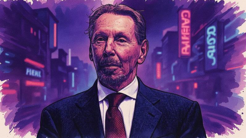 Larry Ellison, presidente de Oracle, em evento (Foto: Reprodução)