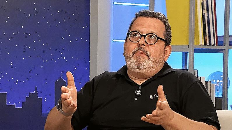 Sergio Cordoni, da V8 Capital, participa de um evento chamado Stock Pickers (Foto: Reprodução)