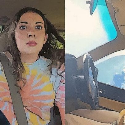 Mulher capota carro ao dançar animadamente com música de Britney Spears