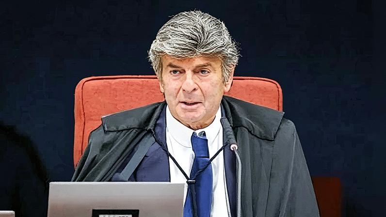 Ministro Fux votou para acatar questões preliminares apresentadas pela defesa e anular o processo da trama golpista no STF (Foto: Reprodução)