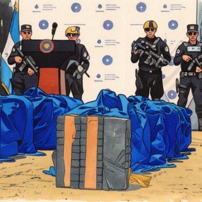 El Salvador apreende 1,4 tonelada de drogas em operação no mar