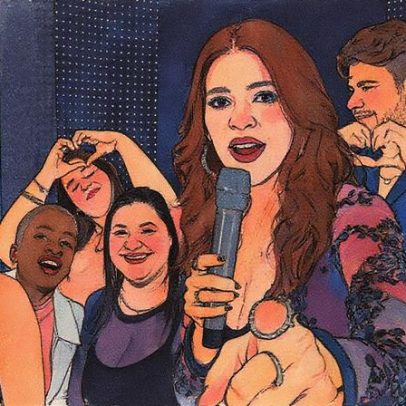 Ana Clara declara amor ao namorado durante evento especial da Casa