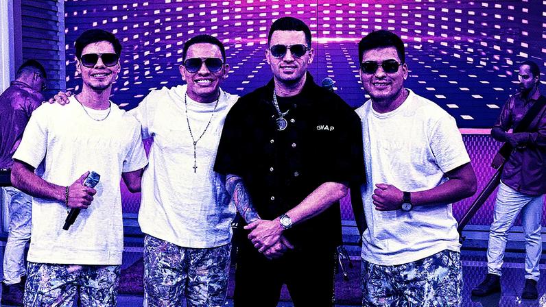 Lenier e Costa Azul lançam a música "Maquillaje", escolhida pelos leitores da Billboard como a nova favorita da semana no gênero latino (Foto: Reprodução)