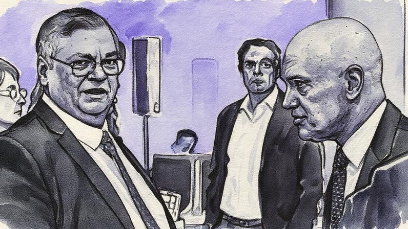 Ministros do STF Flávio Dino e Alexandre de Moraes devem proferir votos pela condenação dos réus (Foto: Reprodução)