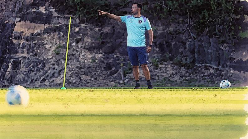Treinador Davide Ancelotti busca recuperar a vitória do Botafogo após eliminação na Copa do Brasil e derrota para o São Paulo (Foto: Reprodução)