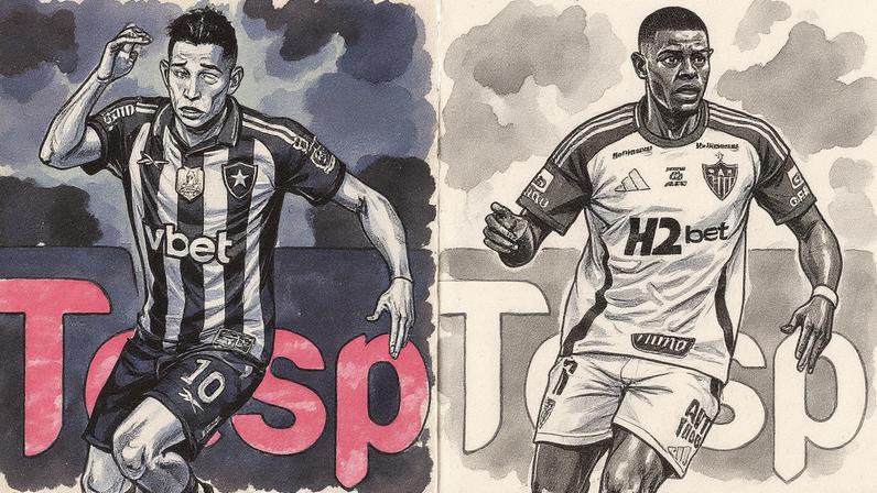 Savarino e Júnior Santos posam juntos após a final da Libertadores de 2024 (Foto: Reprodução)