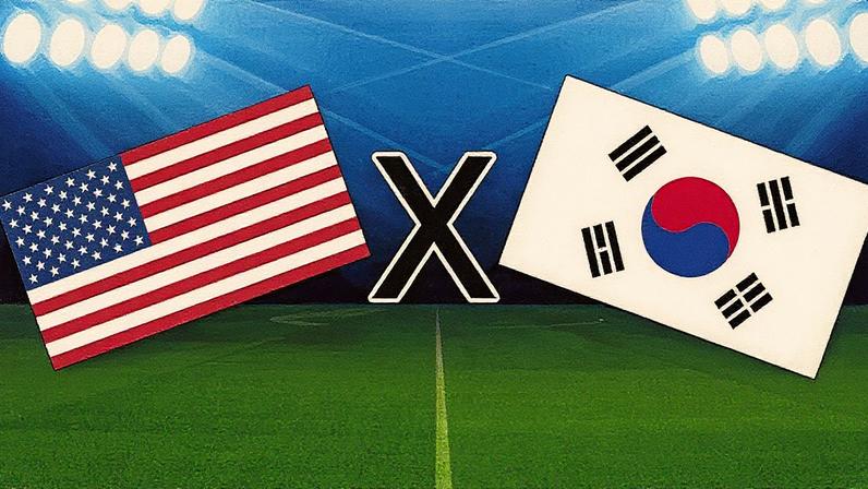EUA e Coreia do Sul se enfrentam em partida de futebol, com informações sobre onde assistir ao vivo (Foto: Reprodução)