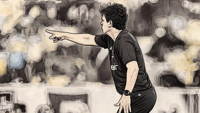 Fernando Diniz, técnico do Vasco Matheus Lima/Vasco