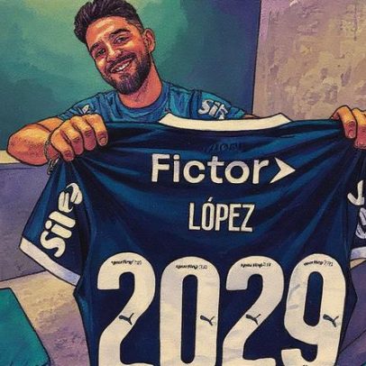 Flaco López renova com o Palmeiras após ser artilheiro da temporada