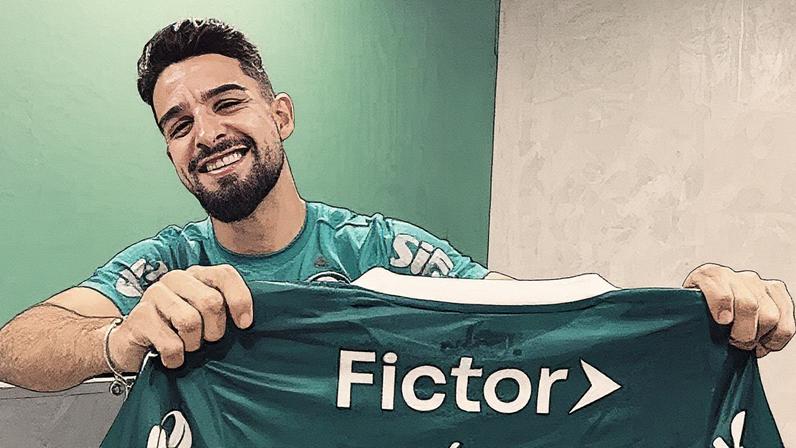 Flaco López renovou com o Palmeiras até 2029 • Reprodução/X/Palmeiras