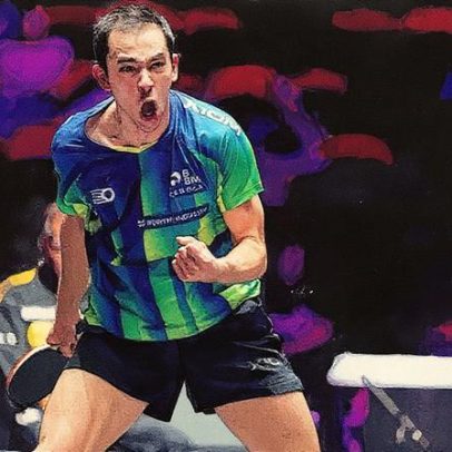 Calderano vira jogo e estreia com vitória no China Smash