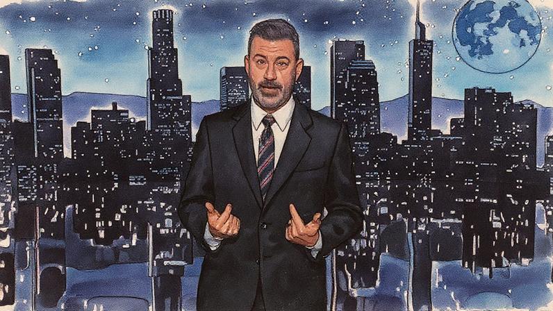 Jimmy Kimmel on stage
