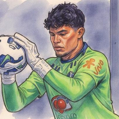 Bruninho defende pênalti pela seleção brasileira; veja