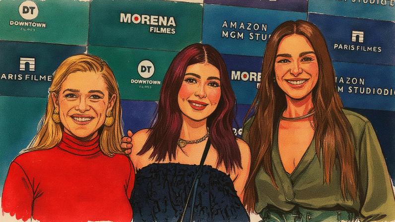 Ingrid Guimarães, Júlia Marques e Mônica Martelli — Foto: Van Campos/AgNews