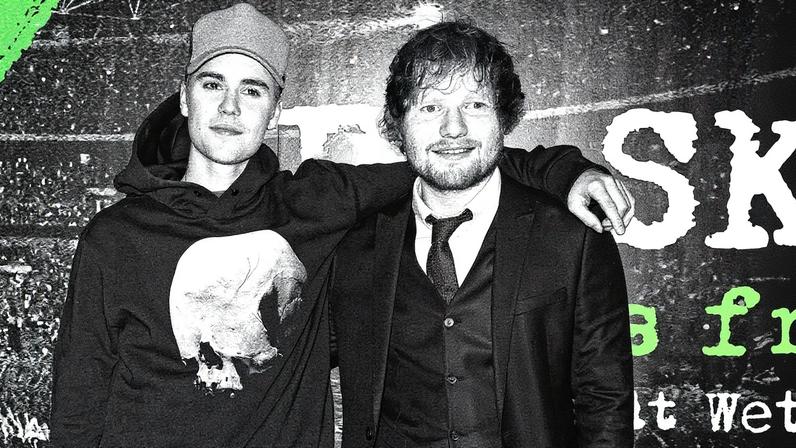 Justin Bieber and Ed Sheeran attend the World Premiere of 'Ed Sheeran: Jumpers For Goalposts' on October 22, 2015 in London. David M. Benett/Dave Benett/WireImage/Getty Images