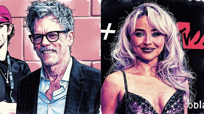 Kevin Bacon; Sabrina Carpenter Gilbert Carrasquillo/GC Images; Jamie McCarthy/WireImage