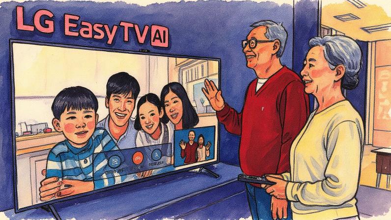 LG’s new TV is designed to be easier for seniors to use