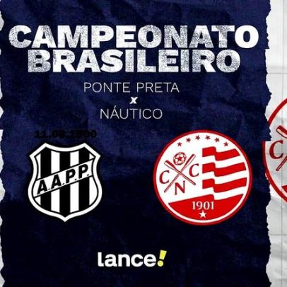 Ponte Preta enfrenta Náutico onde assistir e prováveis escalações