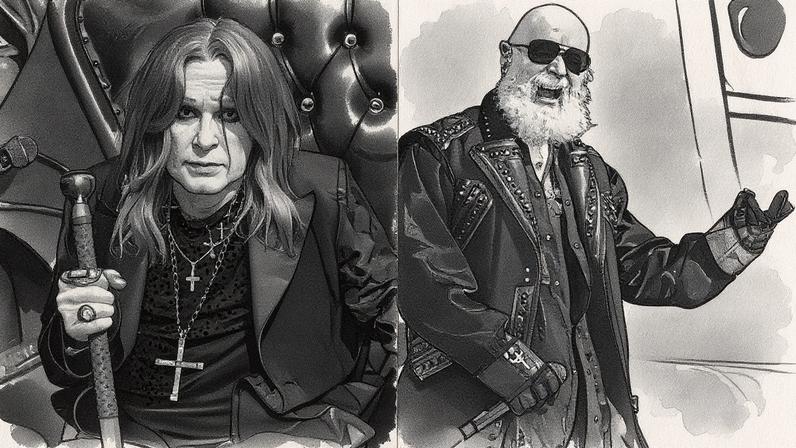 Judas Priest unveils ‘War Pigs’ duet with Ozzy Osbourne Kevin Mazur/Getty Images; Jeff Hahne/Getty Images