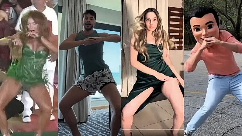 Samba de Virgínia na Grande Rio viraliza na web e vira meme • Reprodução/redes sociais