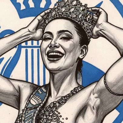 Vanessa Rangeli é coroada rainha de bateria da Acadêmicos de Niterói no Carnaval 2026