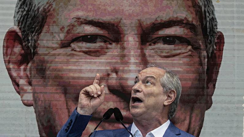 Ciro Gomes, em campanha como candidato à Presidência pelo PDT. (Foto: Joédson Alves/EFE)