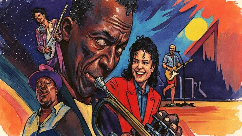 The Notorious B.I.G., Prince, Miles Davis, Michael Jackson e Jimmy Buffett são alguns dos nomes da lista