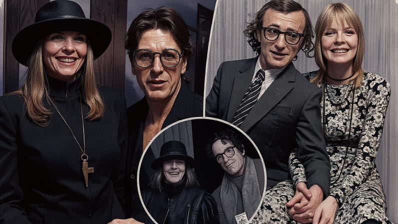 Diane Keaton’s first public relationship was with Woody Allen. Ron Galella Collection via Getty Images