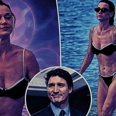 Katy Perry e Justin Trudeau trocam carícias a bordo de seu iate
