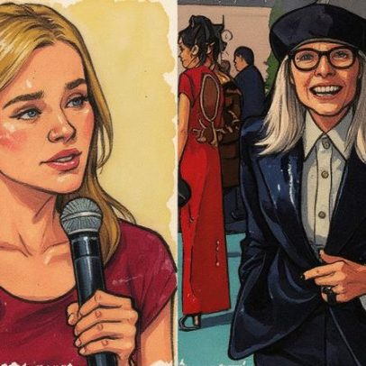 Reese Witherspoon se emociona ao homenagear a falecida mentora Diane Keaton