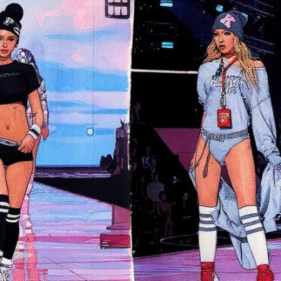 Filhas de Lila Moss e Iris Law brilham com moletom na VS Fashion Show 2025