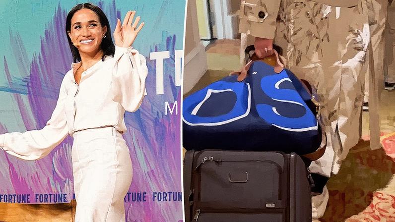 Meghan Markle shared a video from her Washington, DC trip this week, including a peek at a personalized purse. Getty Images for Fortune Media; meghan/Instagram