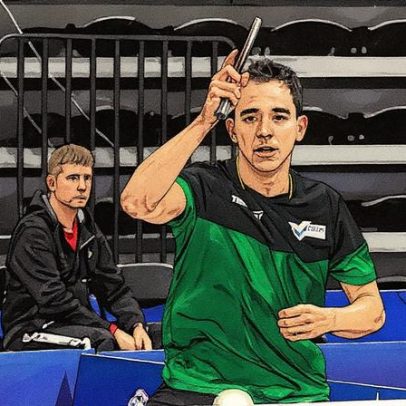 Hugo Calderano vai à final do individual no Pan-Americano nos EUA