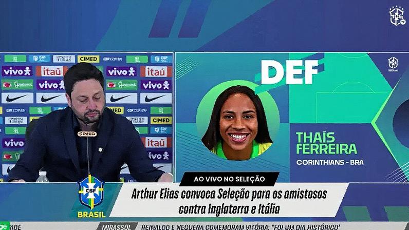 Postagem do Atlético de Madrid sobre a lesão da brasileira Gio Garbelini — Foto: Reprodução